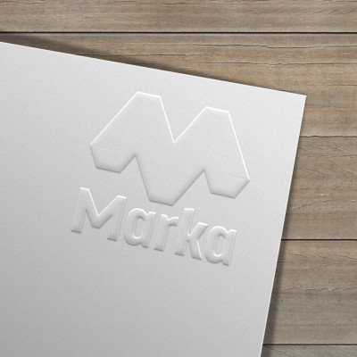Hazır Tasarım Kurumsal 3D M Logo