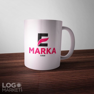 E Harfli Logo Tasarımı