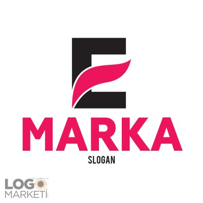 E Harfli Logo Tasarımı