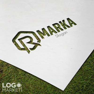 QR Harfli Logo Tasarımı