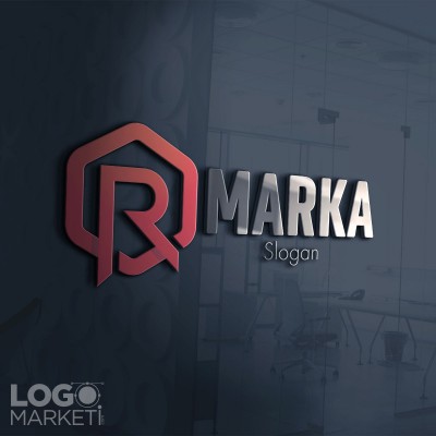 QR Harfli Logo Tasarımı