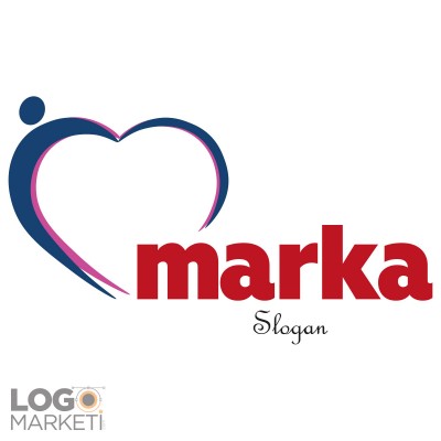 İnsan ve Kalp Logo Tasarımı