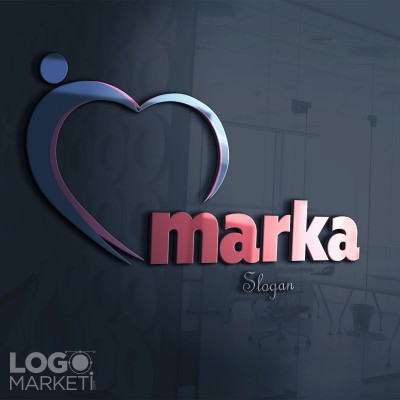 İnsan ve Kalp Logo Tasarımı