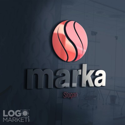 Yin Yang S Harfi Logo Tasarımı