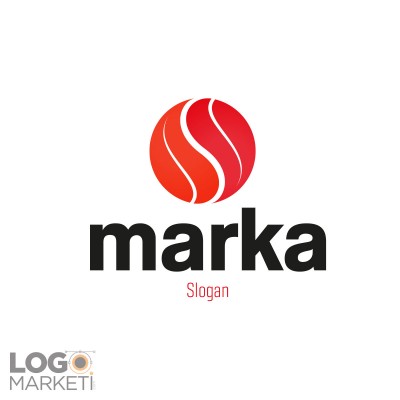 Yin Yang S Harfi Logo Tasarımı