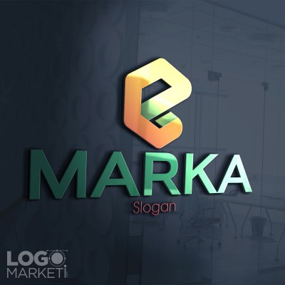 E Harfi Logo Tasarımı