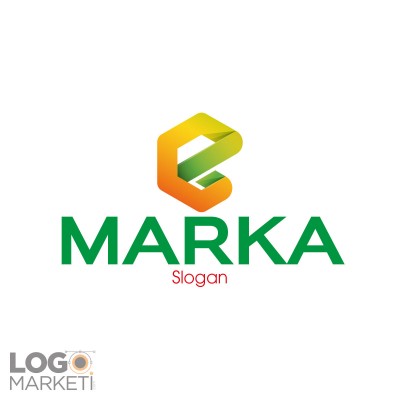 E Harfi Logo Tasarımı