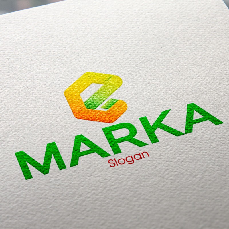 E Harfi Logo Tasarımı