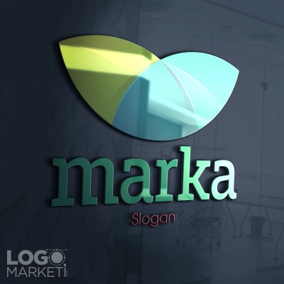 Yapraklar Modern Logo Tasarımı