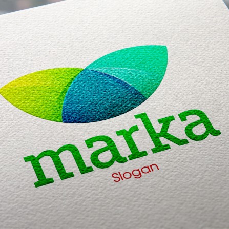 Yapraklar Modern Logo Tasarımı