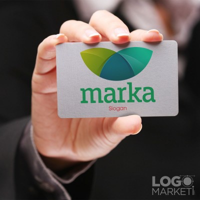 Yapraklar Modern Logo Tasarımı