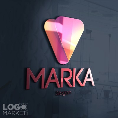 Modern V Harfi Logo Tasarımı