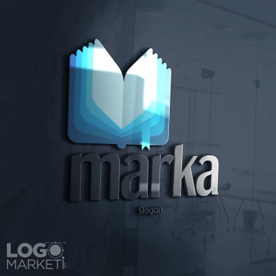 Kitap ve Ayraç Logo Tasarımı