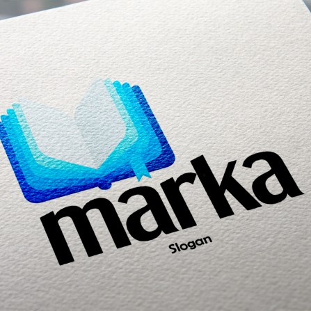 Kitap ve Ayraç Logo Tasarımı