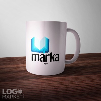 Kitap ve Ayraç Logo Tasarımı