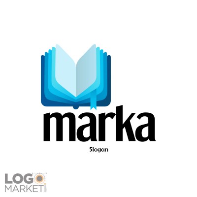 Kitap ve Ayraç Logo Tasarımı