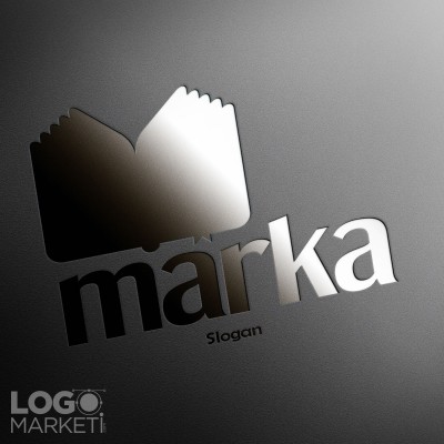 Kitap ve Ayraç Logo Tasarımı