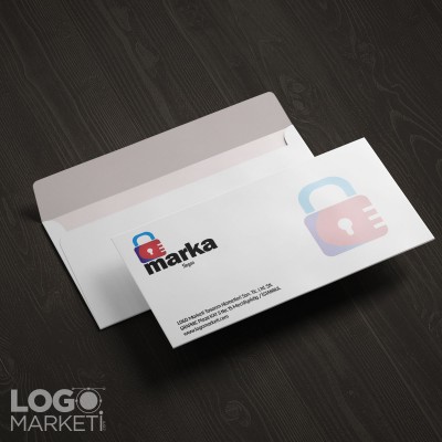 Kilit ve Güvenlik Logo Tasarımı