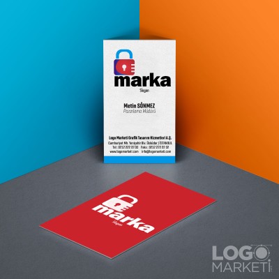 Kilit ve Güvenlik Logo Tasarımı