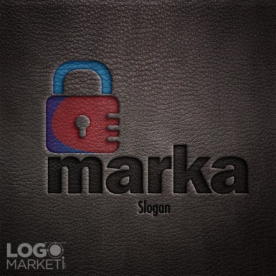 Kilit ve Güvenlik Logo Tasarımı