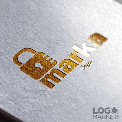 Kilit ve Güvenlik Logo Tasarımı