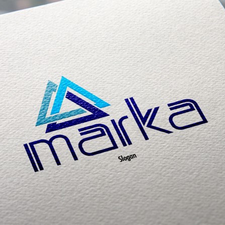 Üçgenler Logo  Tasarımı
