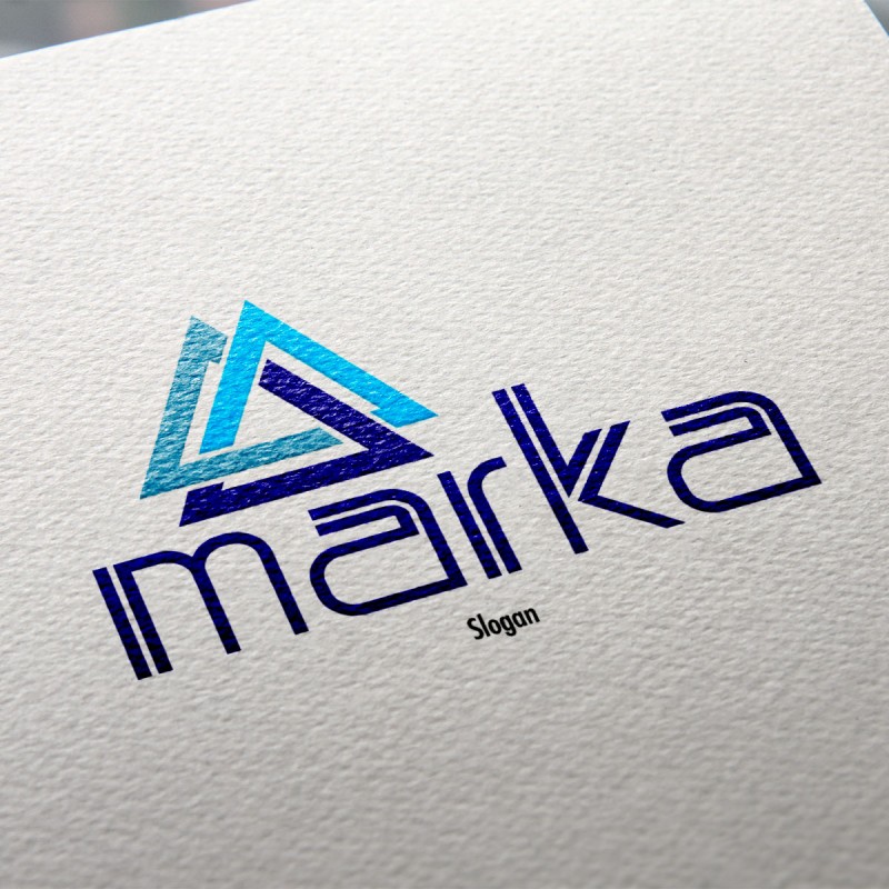 Üçgenler Logo  Tasarımı