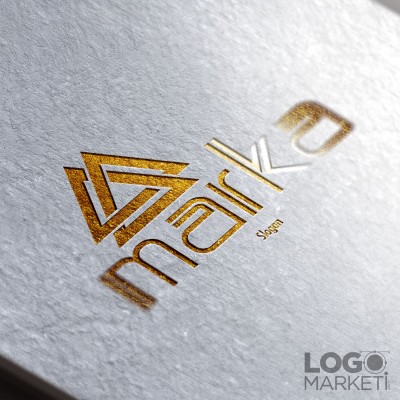 Üçgenler Logo  Tasarımı