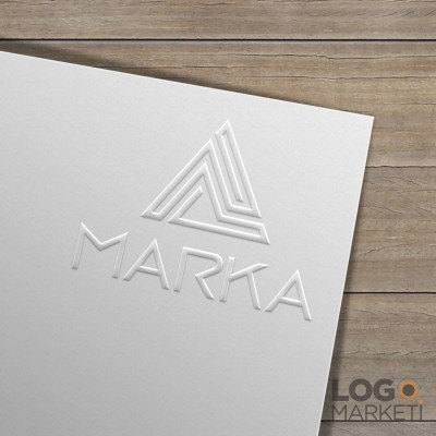 A Harfi Prizmatik Logo Tasarımı