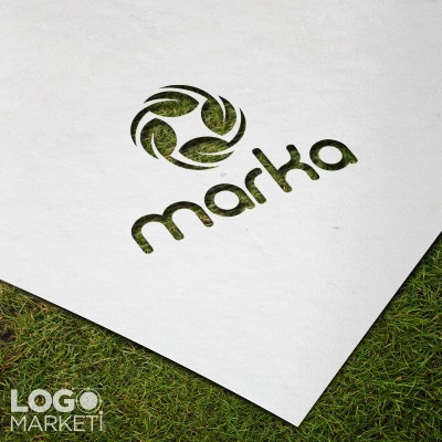 Yapraklar Modern Logo Tasarımı