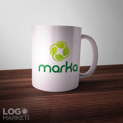 Yapraklar Modern Logo Tasarımı