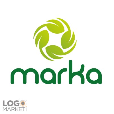 Yapraklar Modern Logo Tasarımı