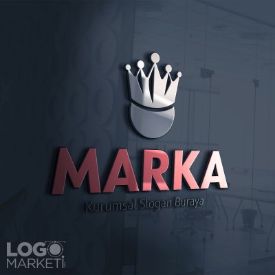 Taç Kral Modern Logo Tasarımı