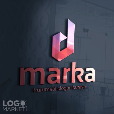 D Harfli Logo Tasarımı