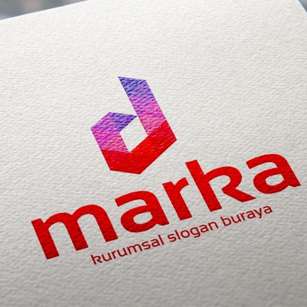 D Harfli Logo Tasarımı