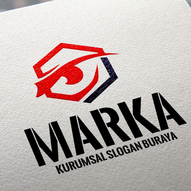 Beşgen Göz Logo Tasarımı