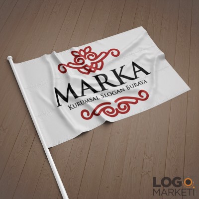 Süs ve Çiçek Desenli Logo Tasarımı