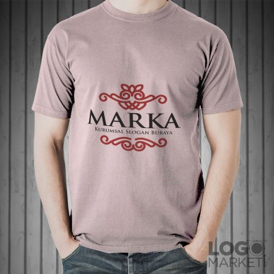 Süs ve Çiçek Desenli Logo Tasarımı