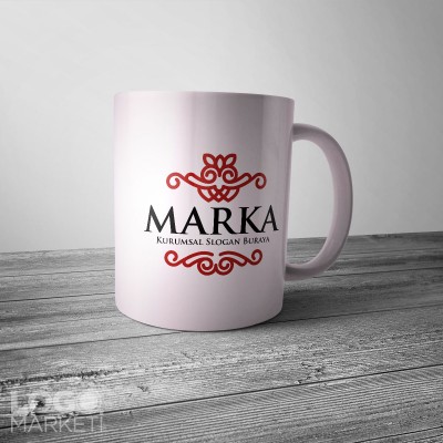 Süs ve Çiçek Desenli Logo Tasarımı