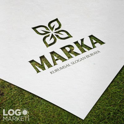 G Harfinden Çiçek Logo Tasarımı