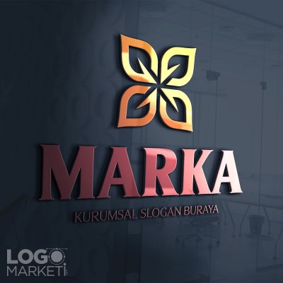 G Harfinden Çiçek Logo Tasarımı