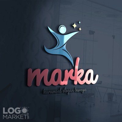 Koşan İnsan Logo Tasarımı Koşan İnsan Logo Tasarımı