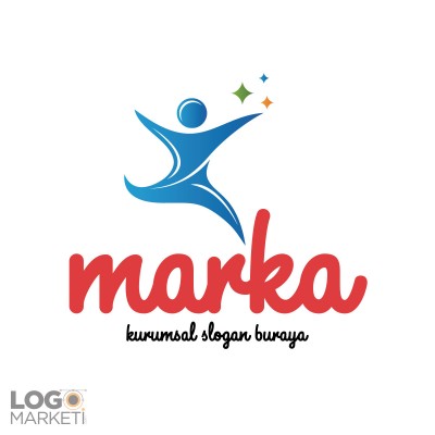 Koşan İnsan Logo Tasarımı Koşan İnsan Logo Tasarımı