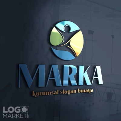 Koşan İnsan Logo Tasarımı