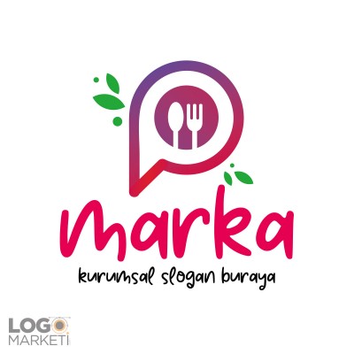 P Harfi Restaurant Logo Tasarımı