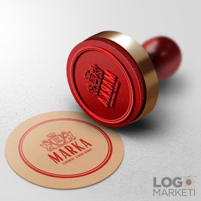 K Harfi Aslan ve Taç Heraldik Logo Tasarımı