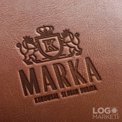 K Harfi Aslan ve Taç Heraldik Logo Tasarımı