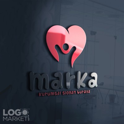 İnsan ve Kalp Logo Tasarımı