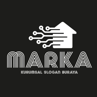 Teknolojik Akıllı Ev Logo Tasarımı
