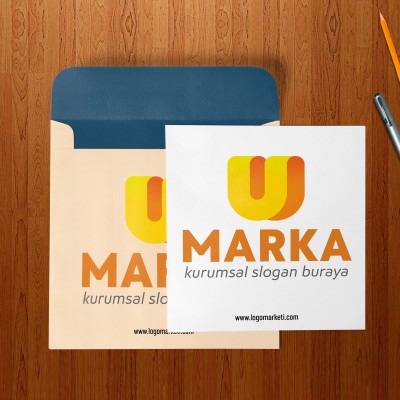 U Harfi Logo Tasarımı